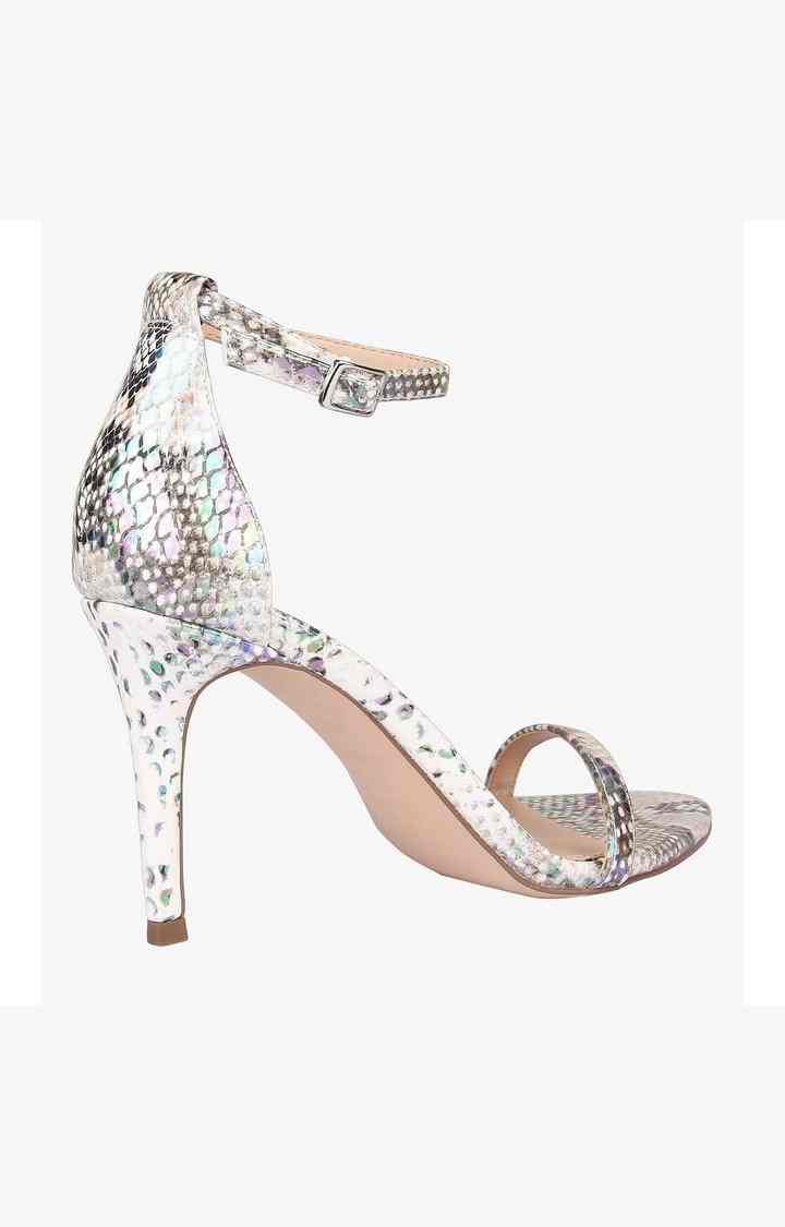 Scoped Multi Heel Sandals