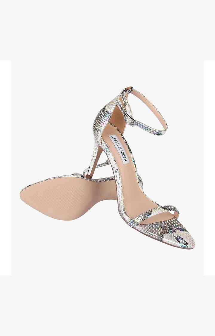 Scoped Multi Heel Sandals