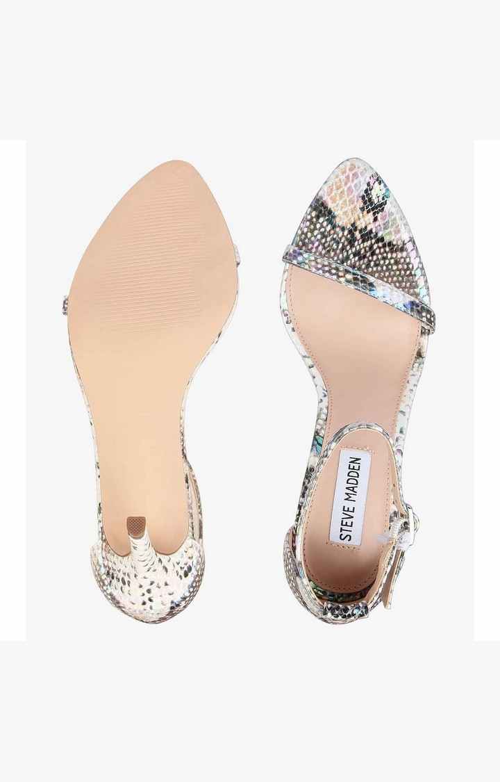 Scoped Multi Heel Sandals
