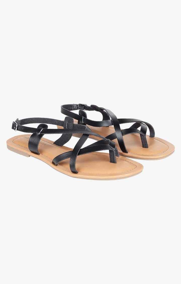 Noraa Black Flats