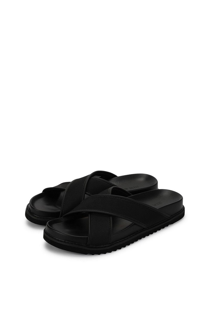 P-Jax Black Sandals & Flip Flops