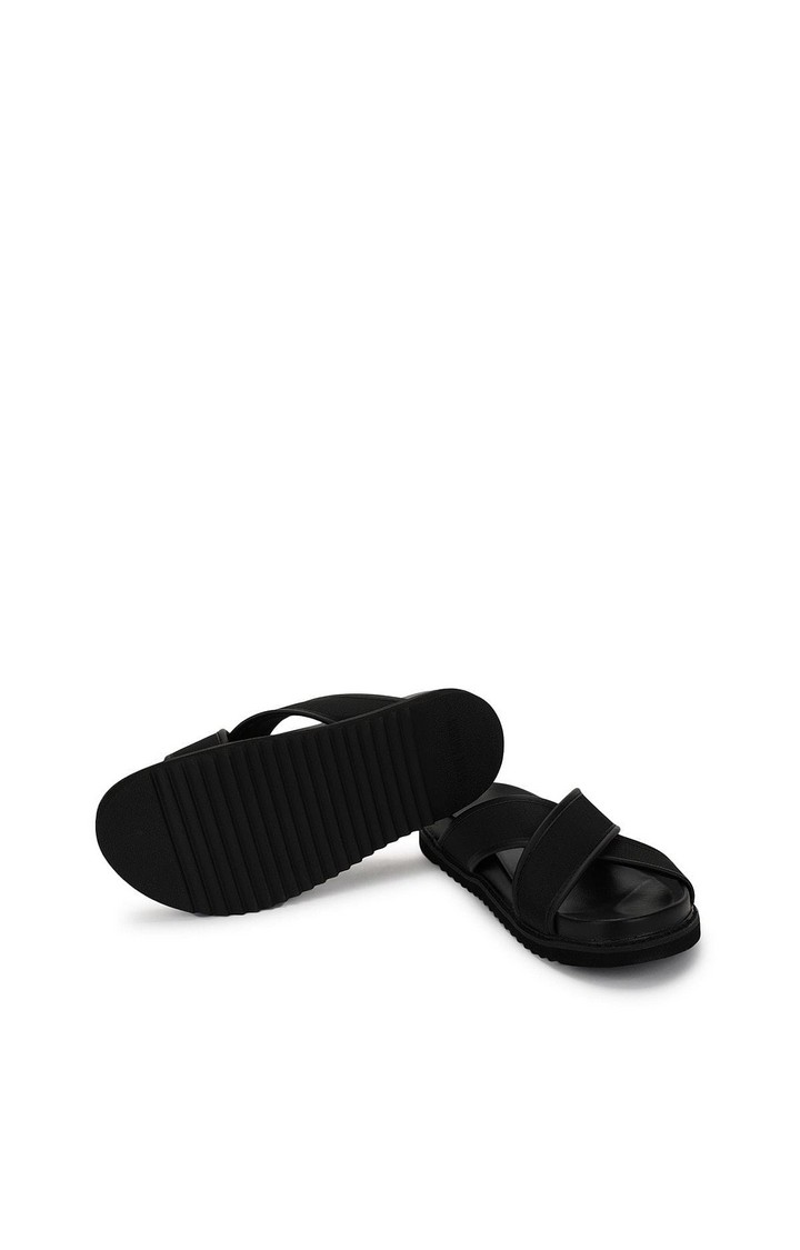 P-Jax Black Sandals & Flip Flops