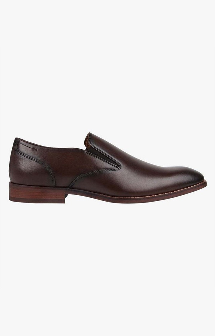 Parkerr Brown Tie-Ups & Dress Loafers