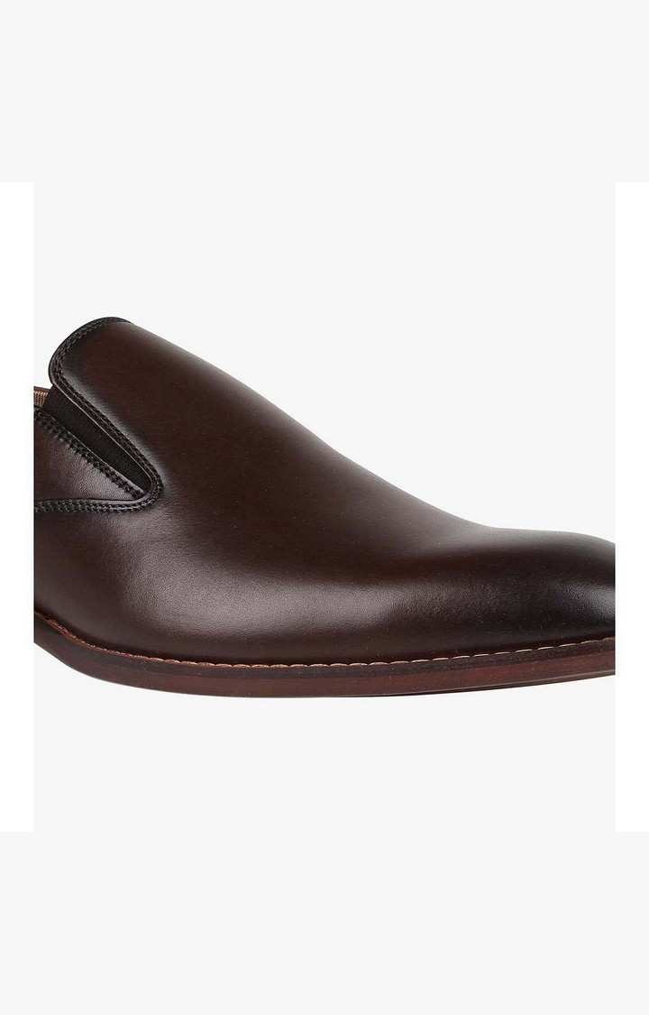 Parkerr Brown Tie-Ups & Dress Loafers