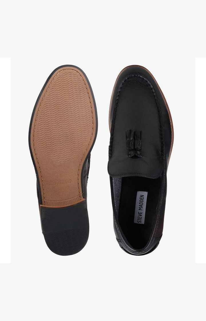 Basinn Black Driver Loafers