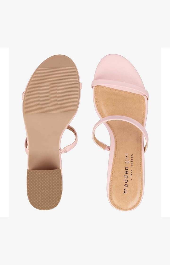 Maabel Pink Heel Sandals