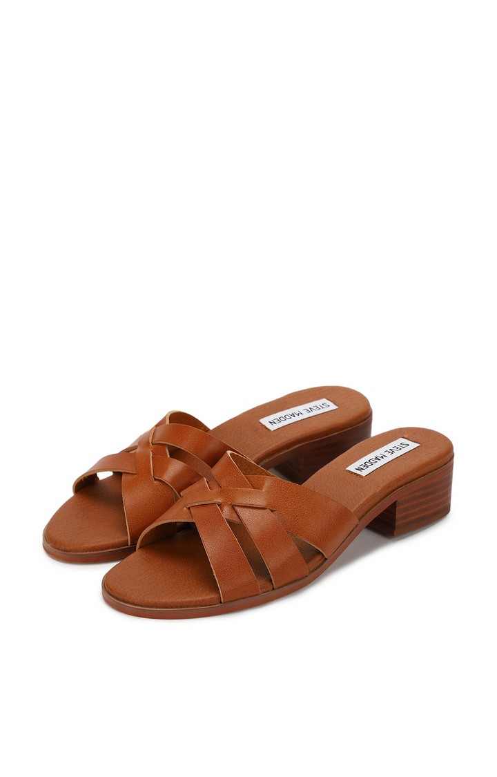 Dannie Brown Heel Sandals