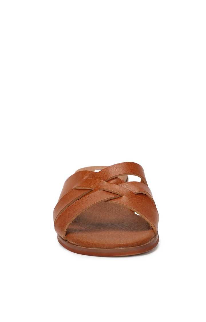 Dannie Brown Heel Sandals