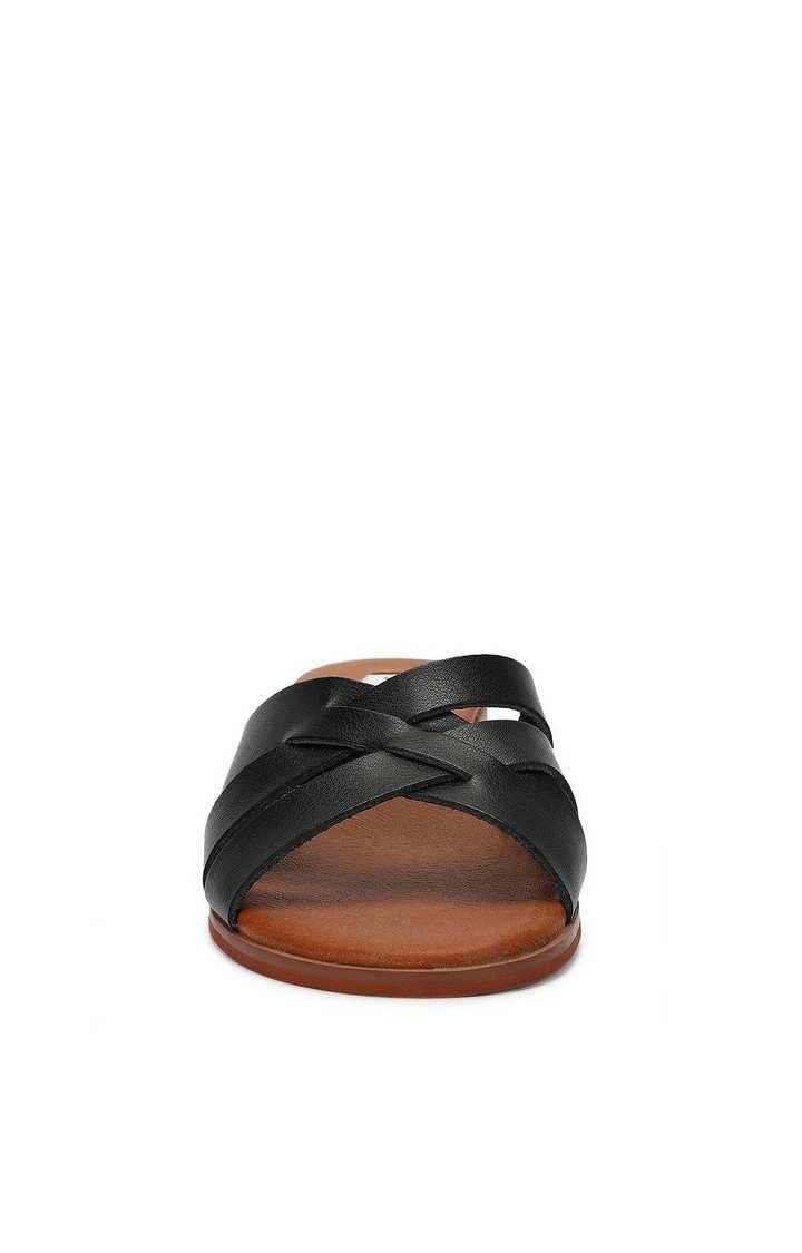 Dannie Black Heel Sandals