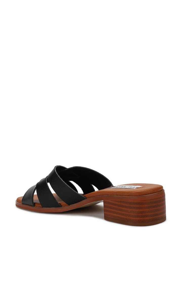 Dannie Black Heel Sandals