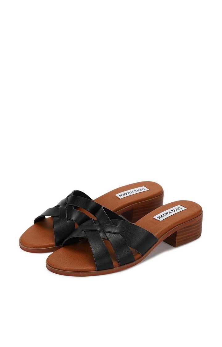 Dannie Black Heel Sandals