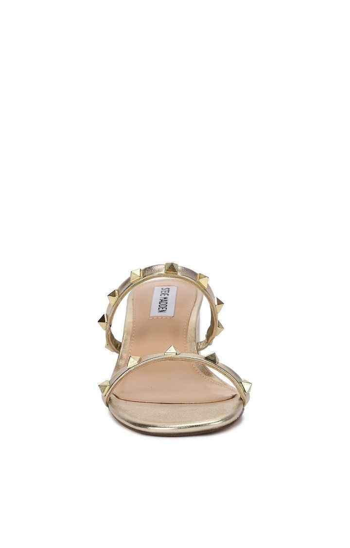 Isme Gold Heel Sandals