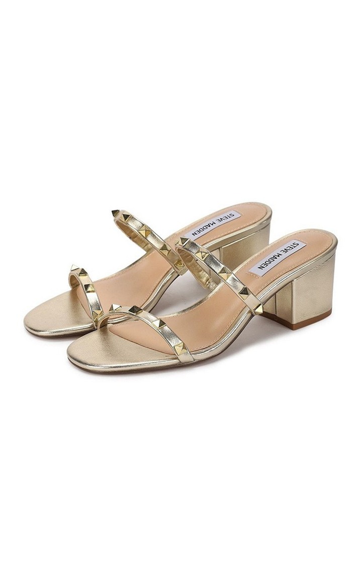 Isme Gold Heel Sandals