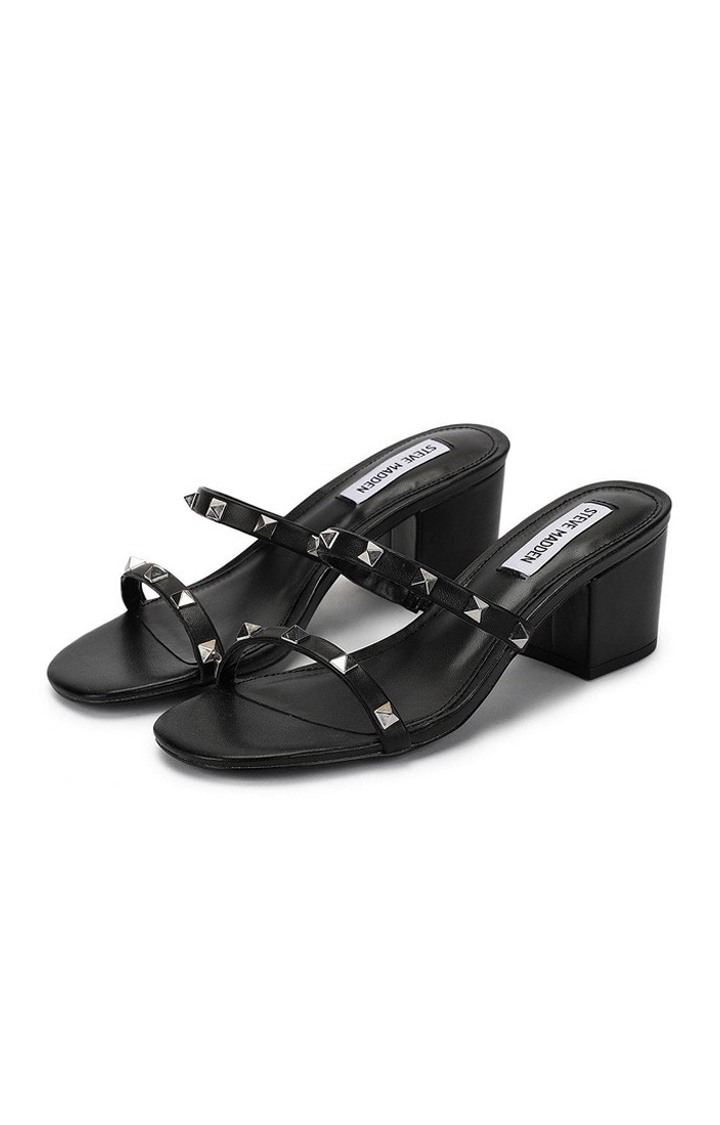 Isme Black Heel Sandals