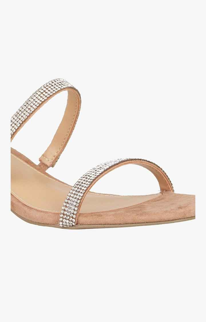 Issy-R Gold Heel Sandals