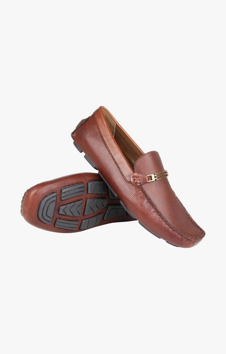 Sm-1120 Brown Driver Loafers