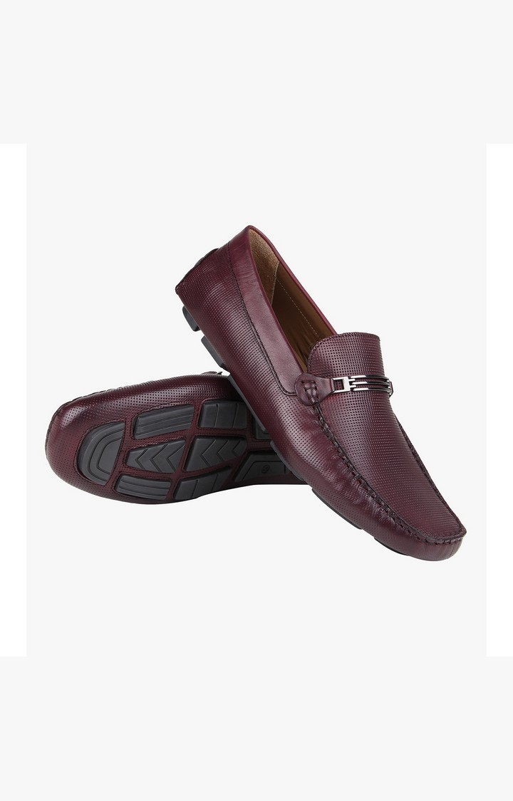 Sm-1120 Red Driver Loafers