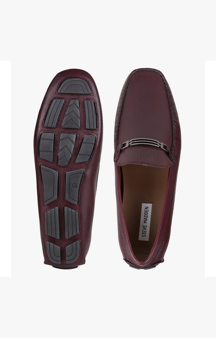 Sm-1120 Red Driver Loafers