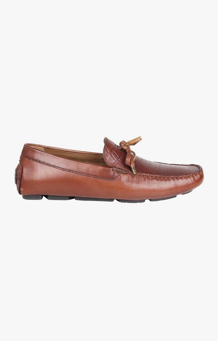 Sm-1121 Brown Driver Loafers