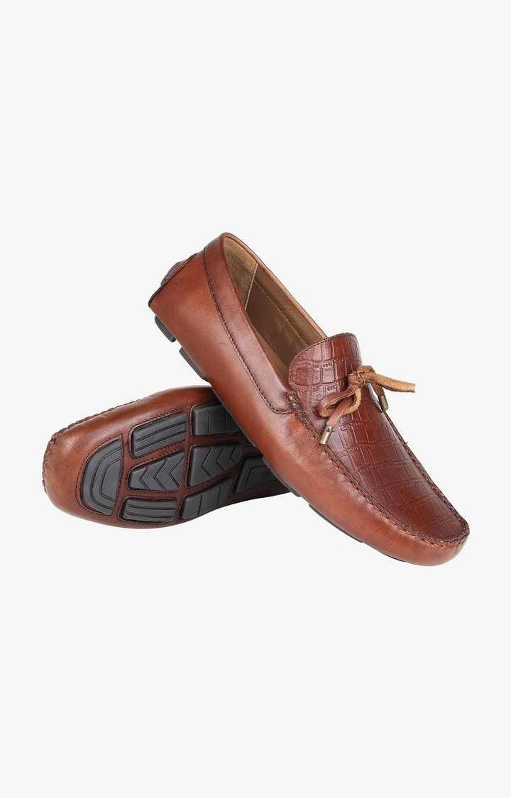 Sm-1121 Brown Driver Loafers