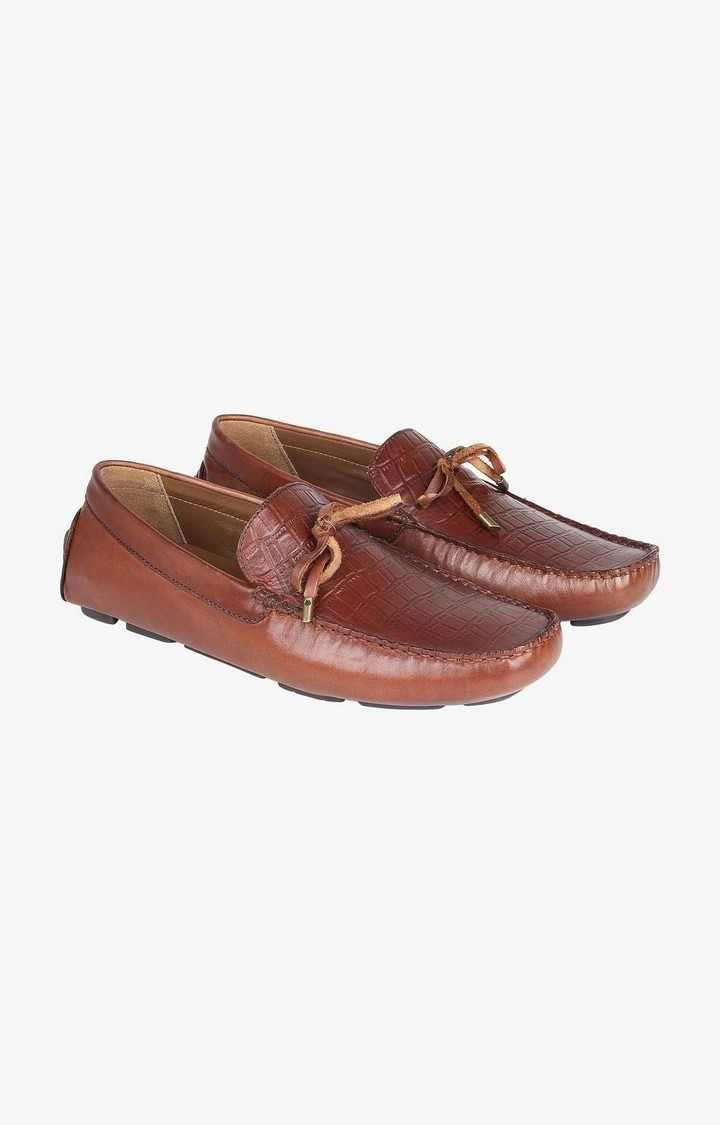 Sm-1121 Brown Driver Loafers