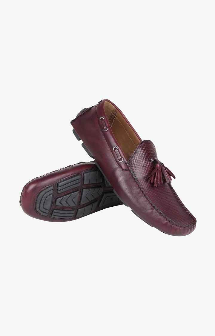 Sm-1122 Red Driver Loafers