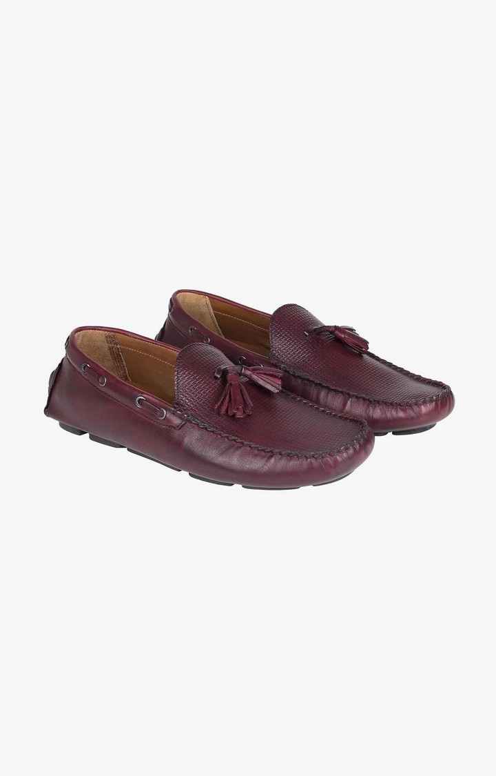 Sm-1122 Red Driver Loafers