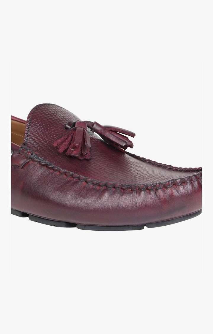 Sm-1122 Red Driver Loafers