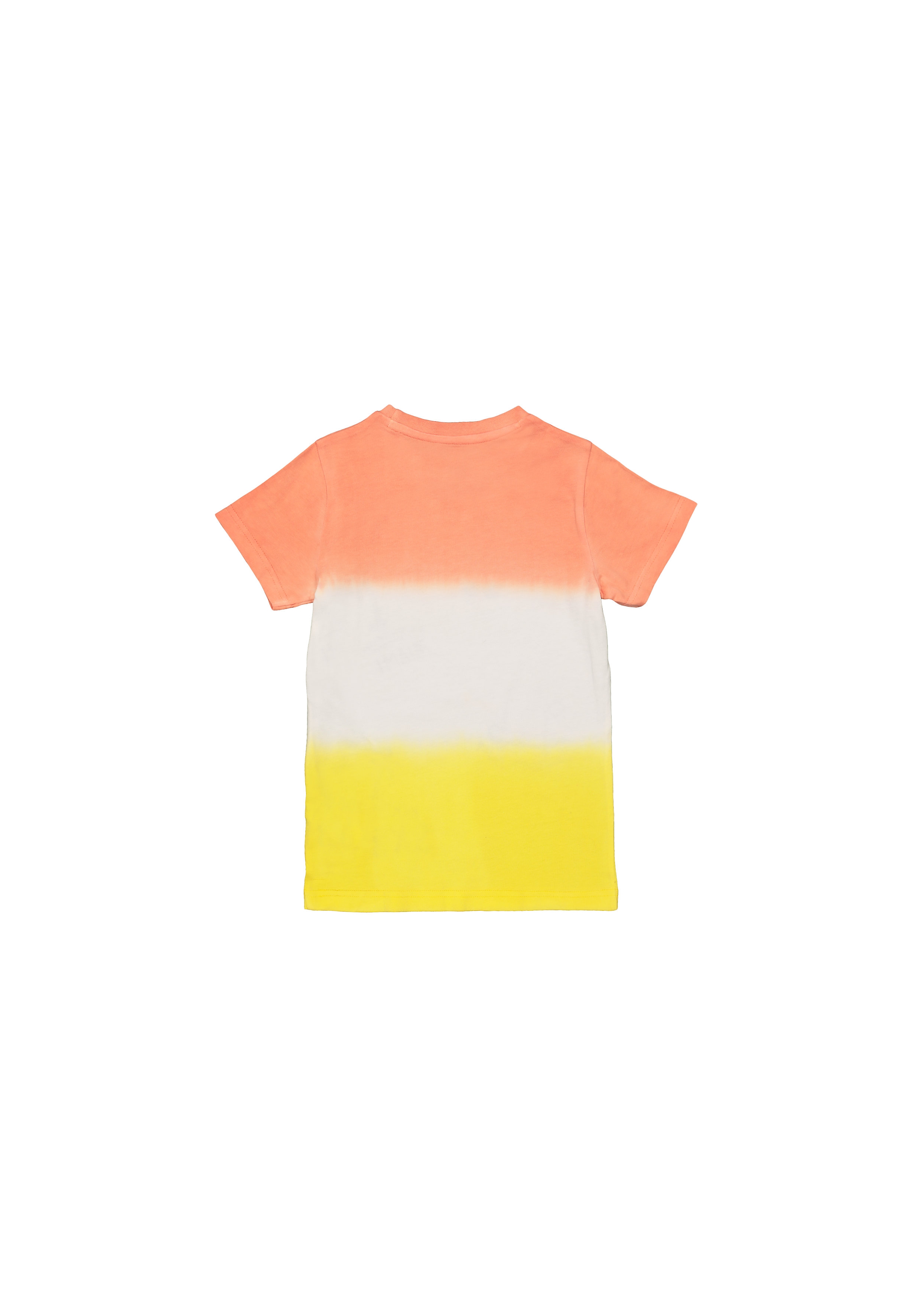 Mothercare | Boys Half Sleeves T-Shirt Ombre Print - Pink White Yellow 1