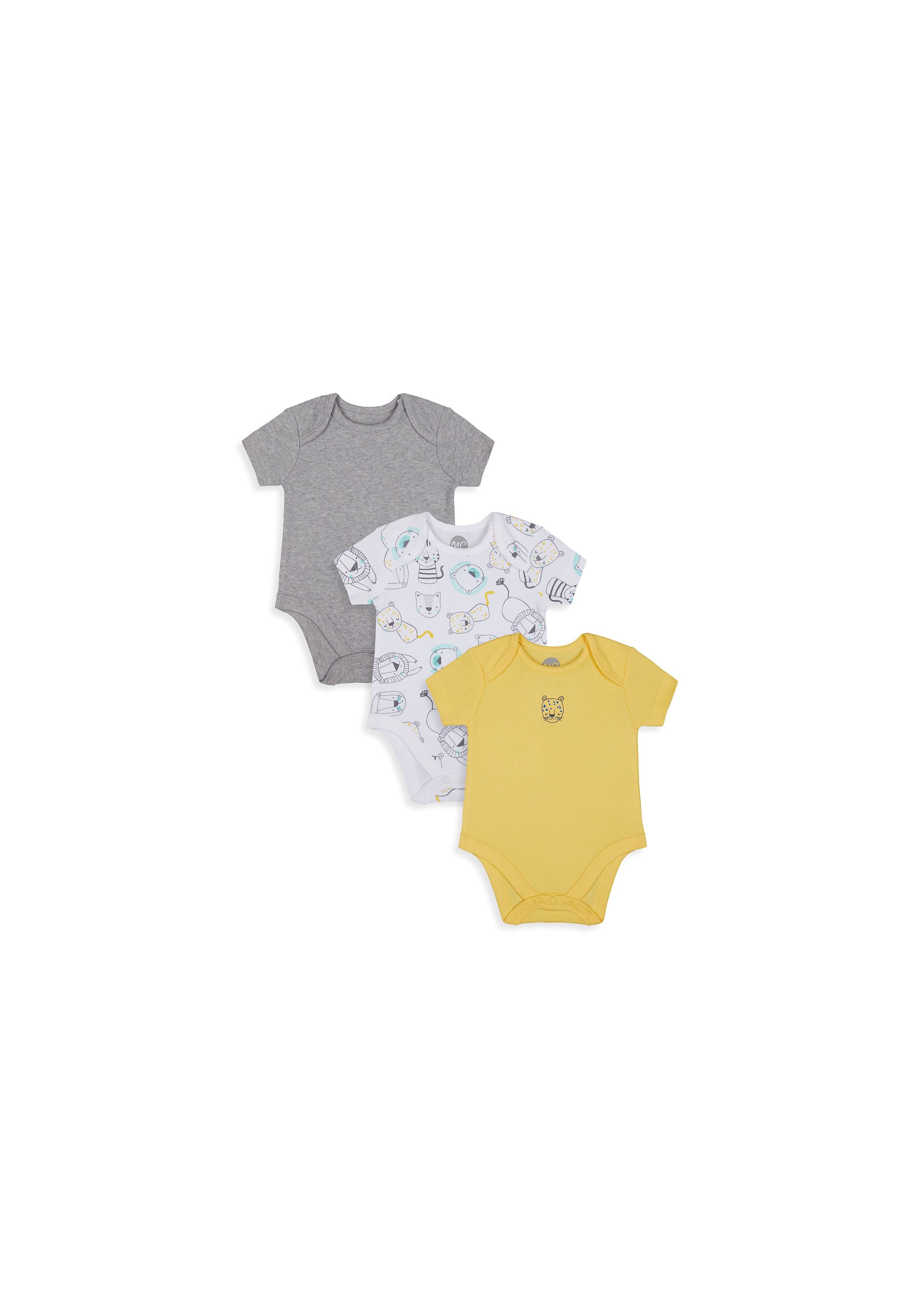 Mothercare | Boys Half Sleeve Bodysuit -  Multicolored - Multicolor 0
