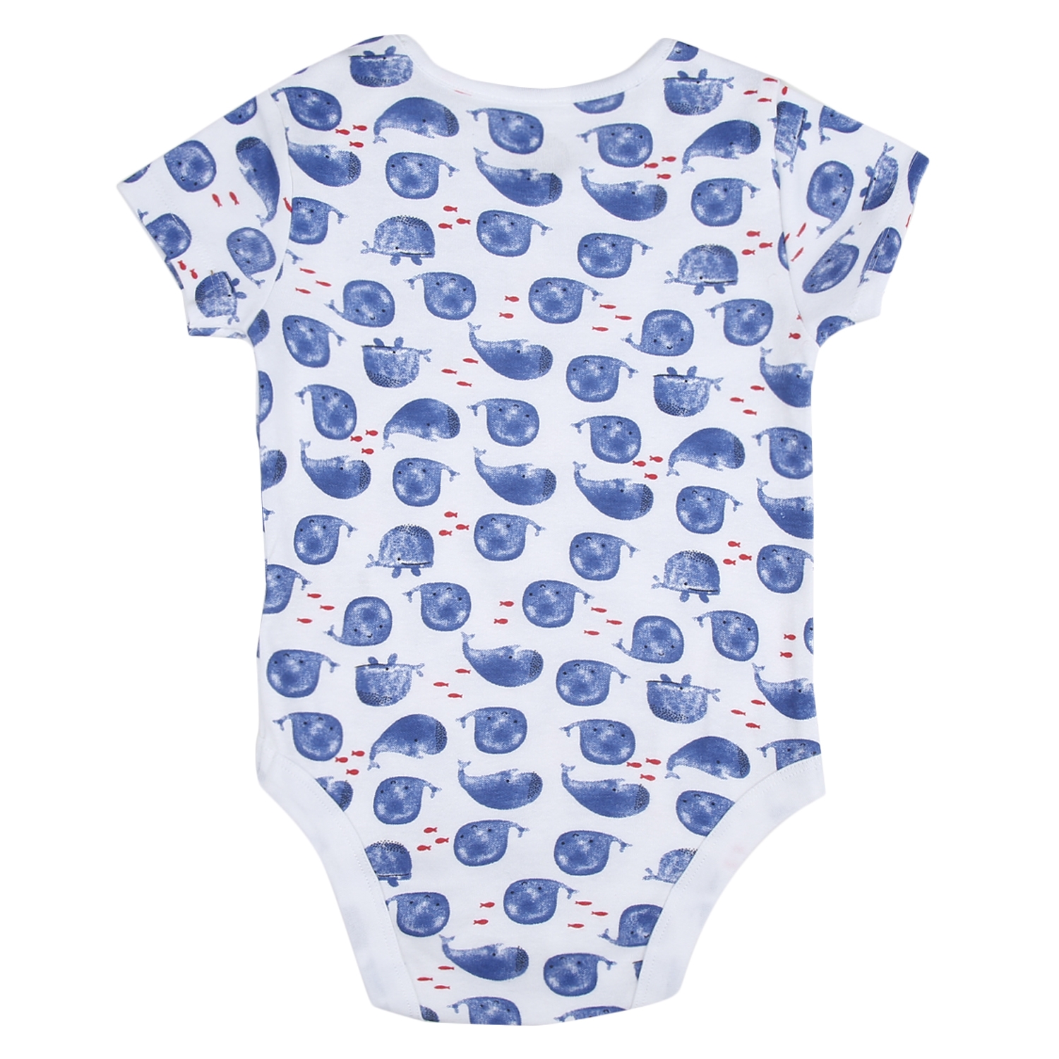 Mothercare | Boys Half sleeves Whale print 3 piece set - White 6