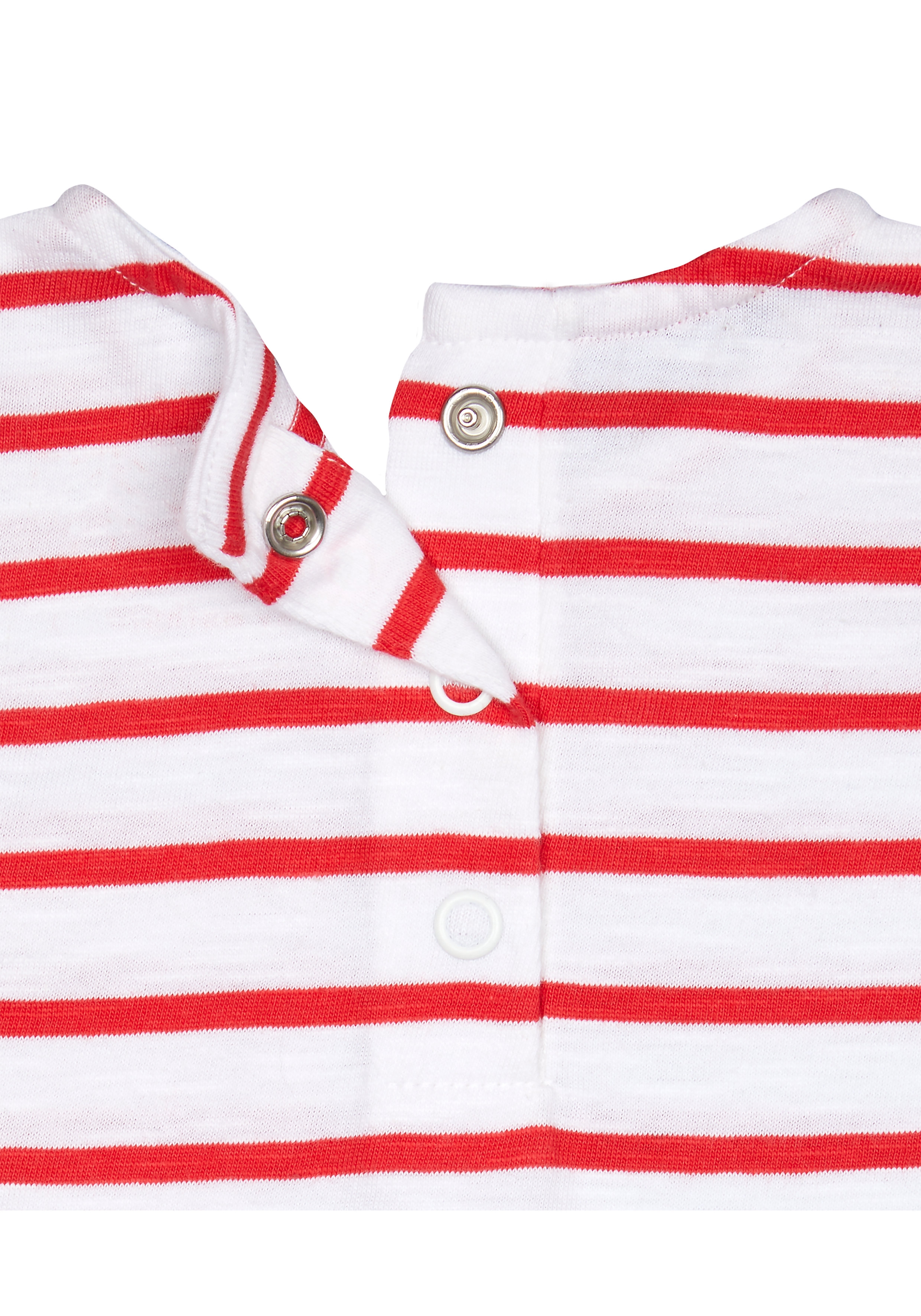 Mothercare | Girls Half Sleeves T-Shirt Striped - Red 2
