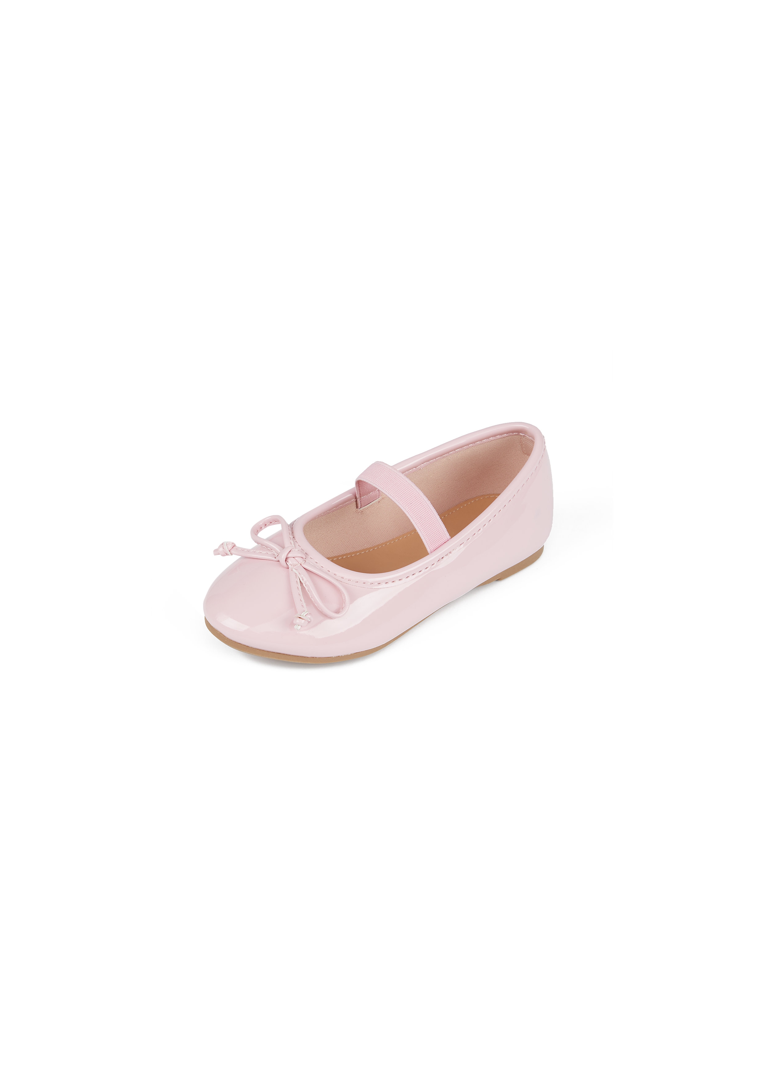 Mothercare | Girls Ballerina Shoes Bow Detail - Pink 1