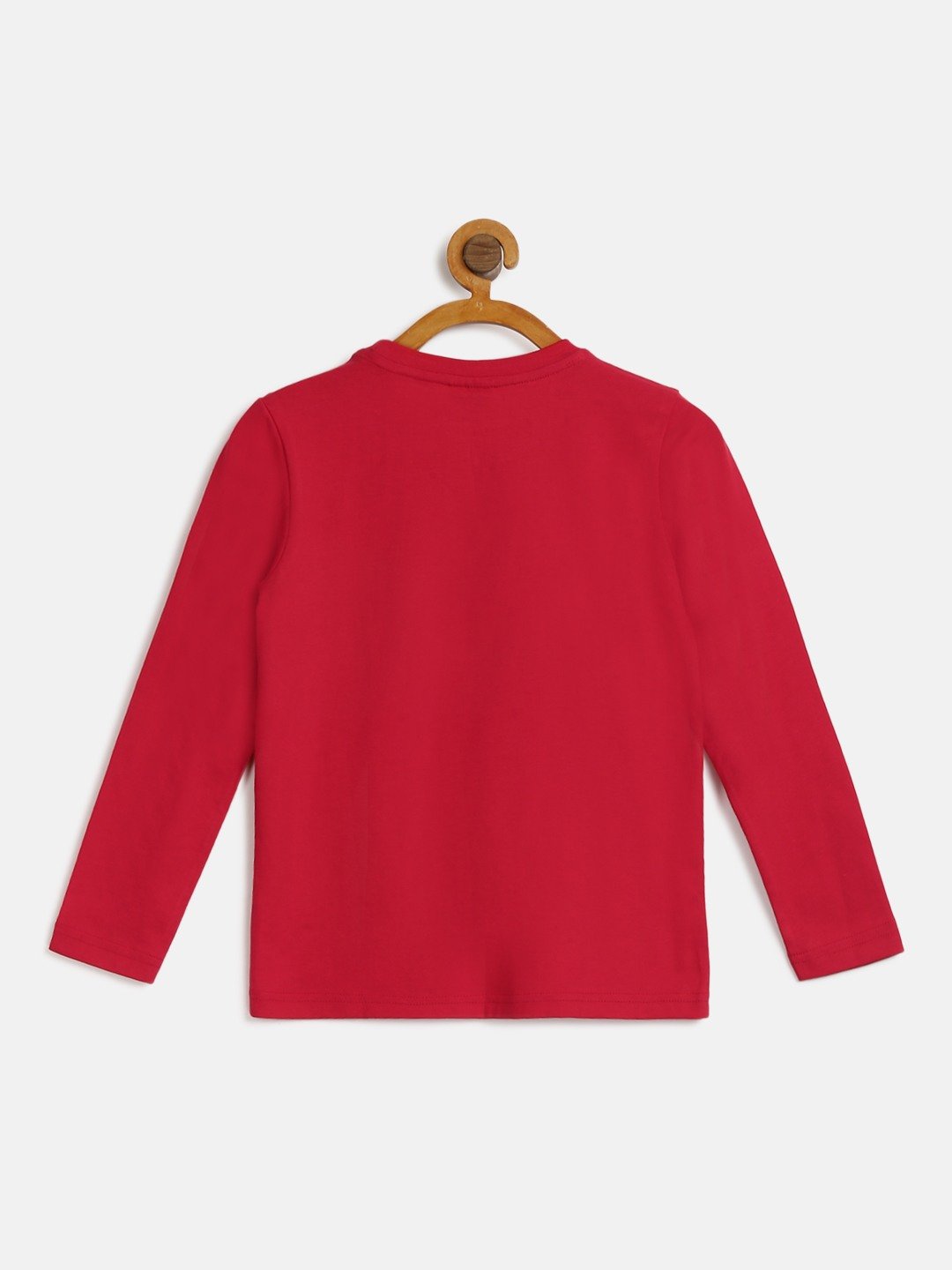 H by Hamleys Boys Full Sleeves T-Shirt Dino Print -Red