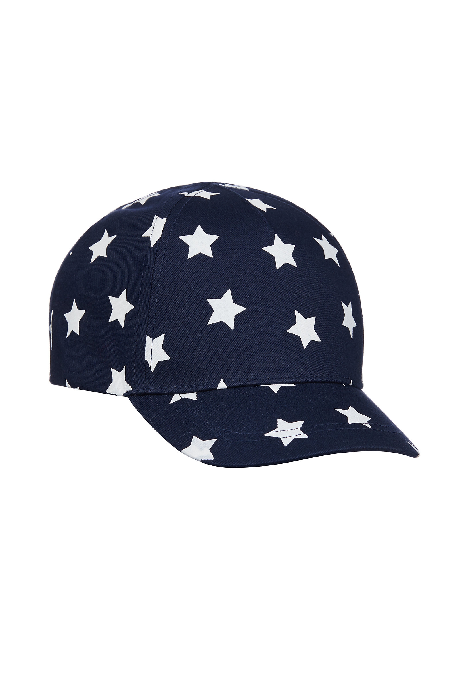 Boys Cap Star Print - Navy