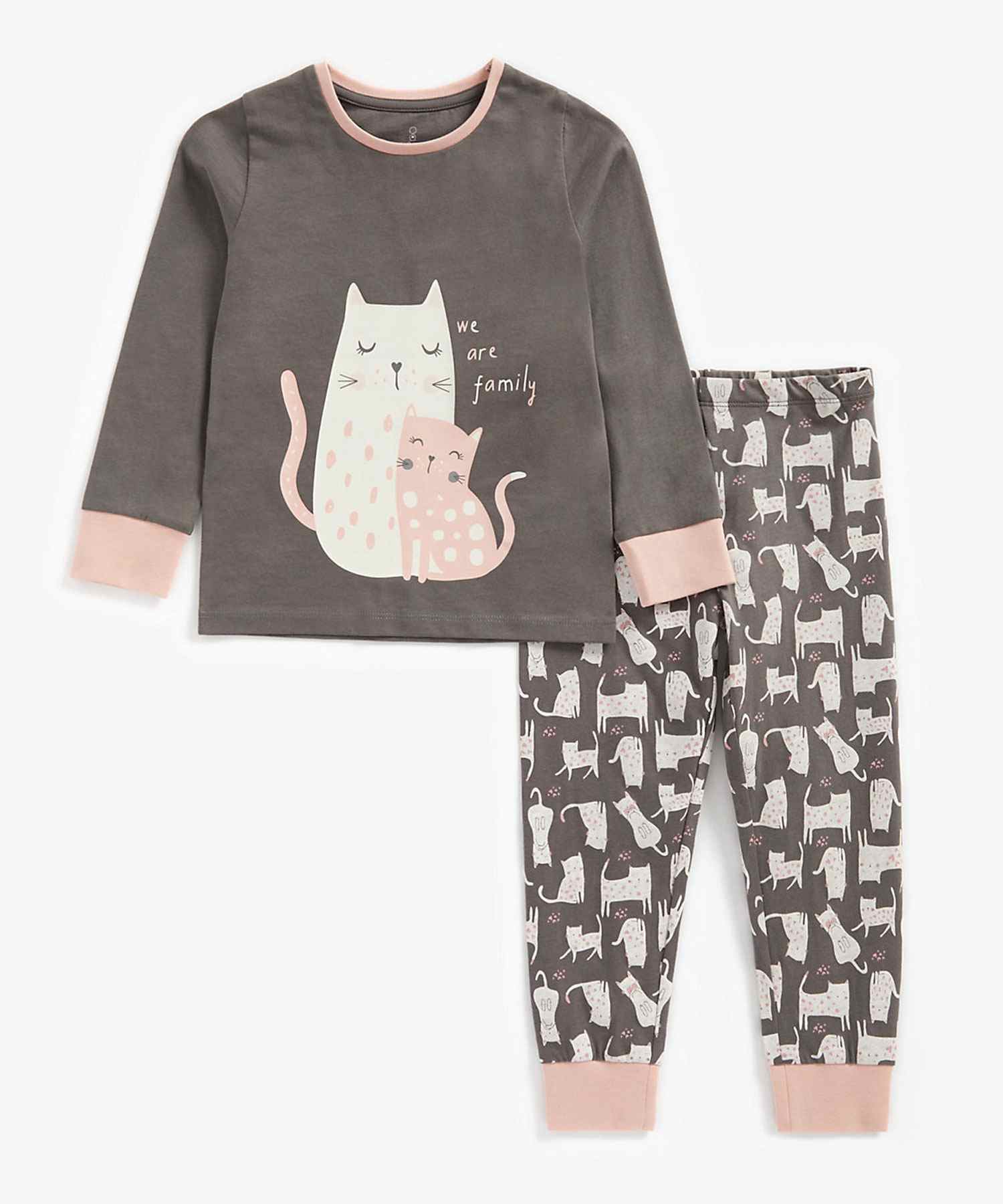 Cat best sale print pyjamas