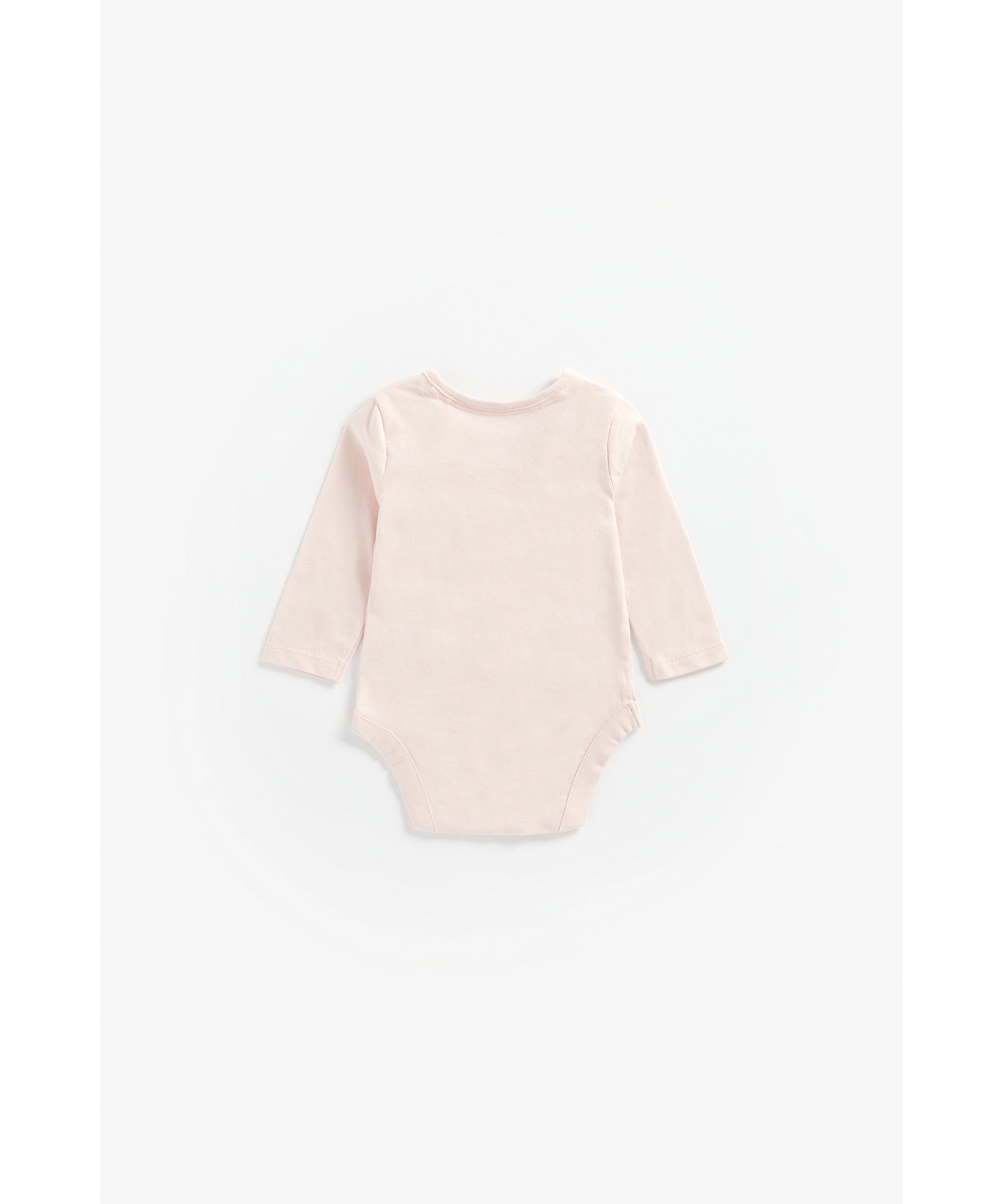 Mothercare | Girls Full Sleeves Bodysuit Swan Print - Pink 1