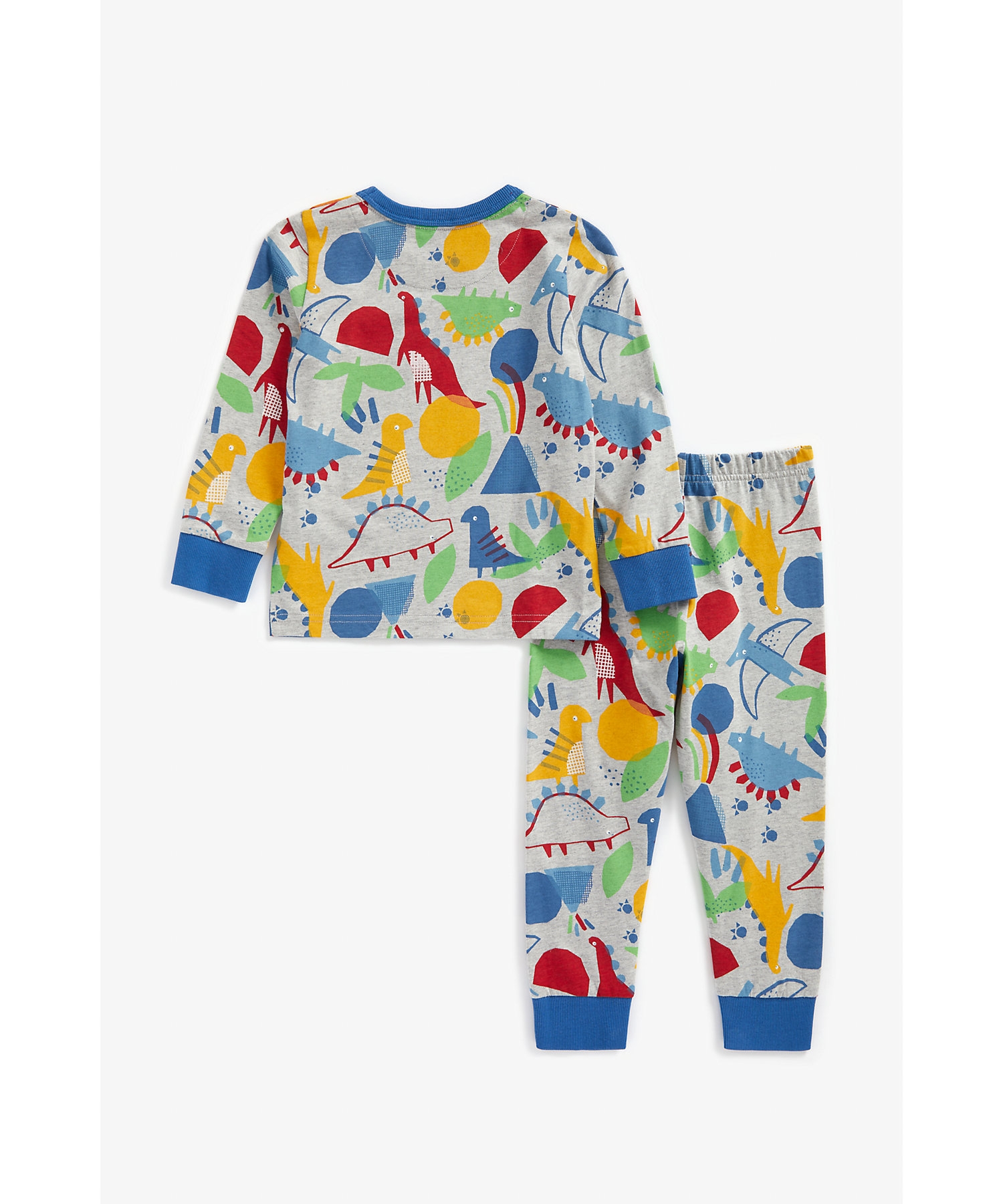 Mothercare | Boys Full Sleeves Pyjama Set Dino Print - Multicolor 1