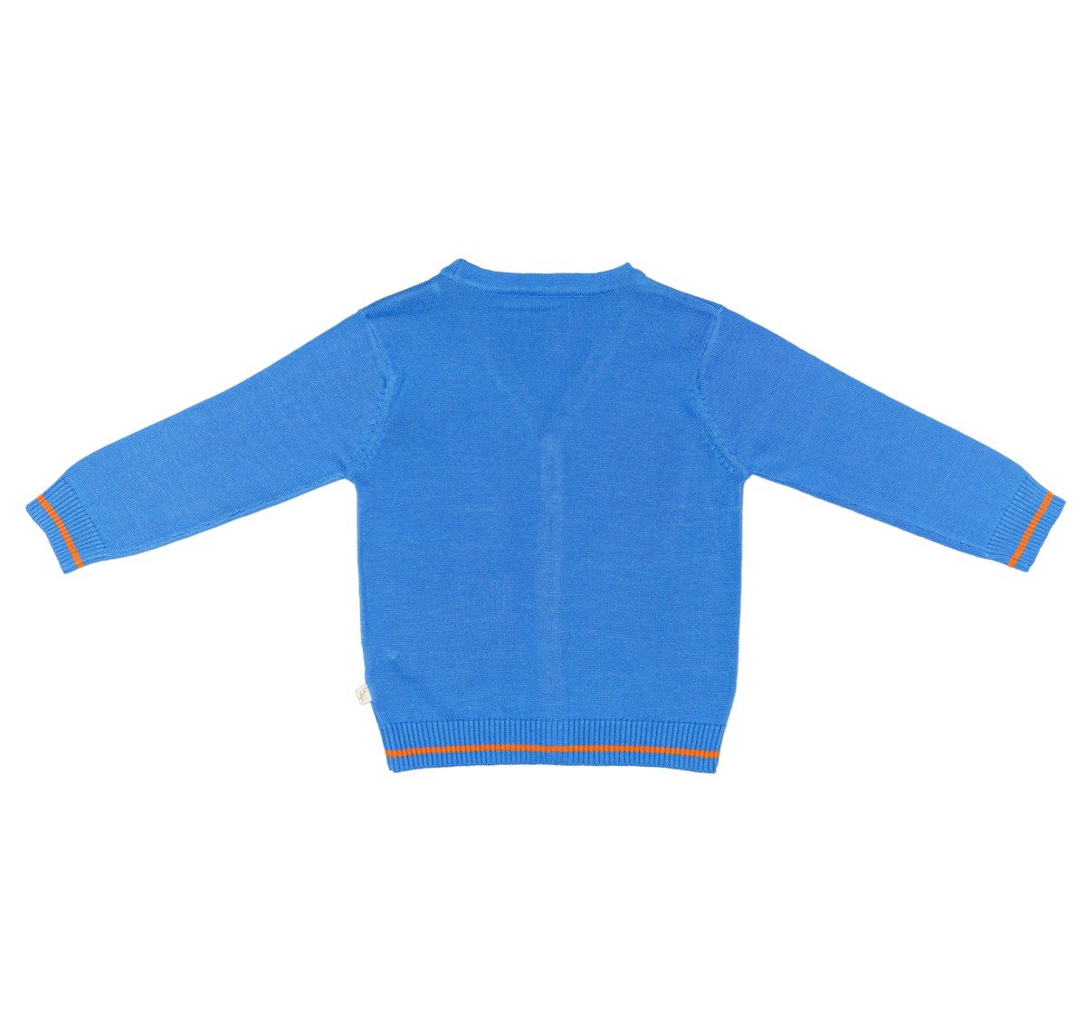 H by Hamleys Boys 100% Cotton Full Sleeves Sweater - Blue