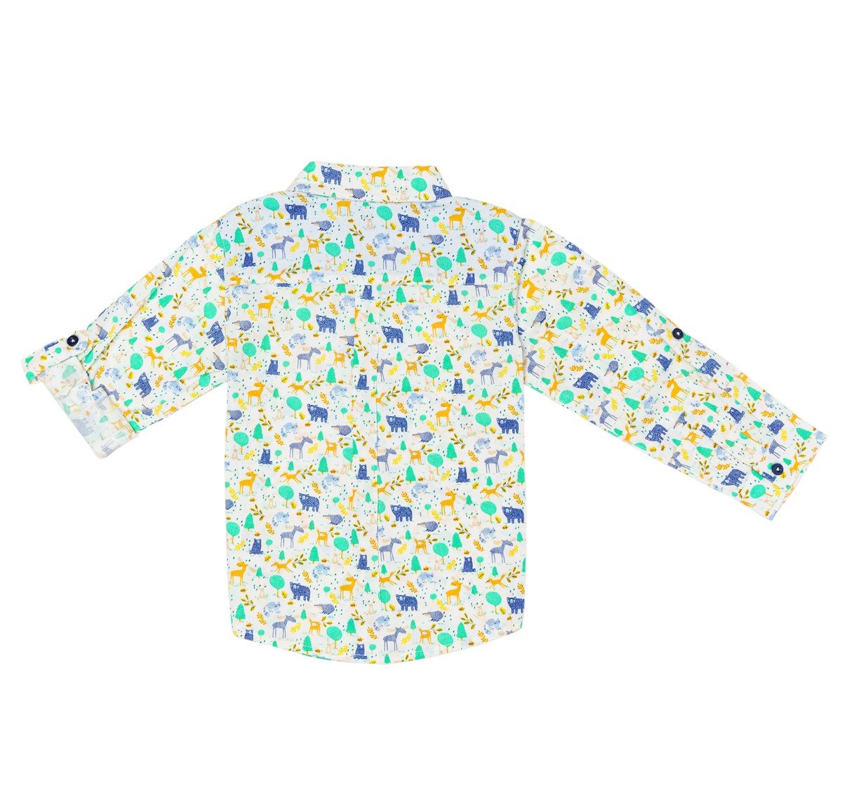 H by Hamleys Boys 100% Cotton Full Sleeves Shirt - Multi