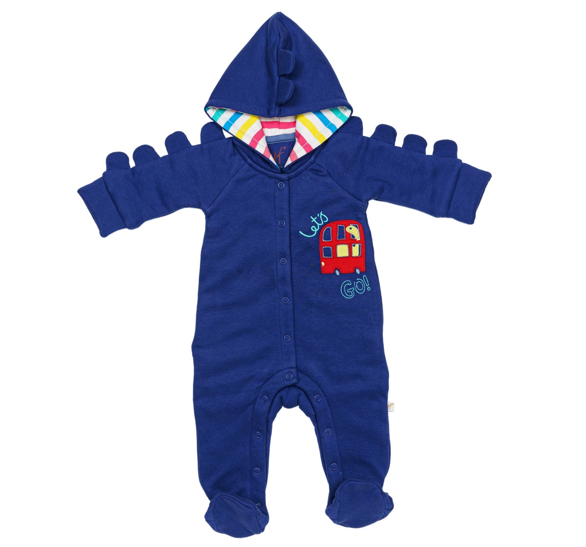 H by Hamleys Boys Full Sleeves Sleepsuit - Multi