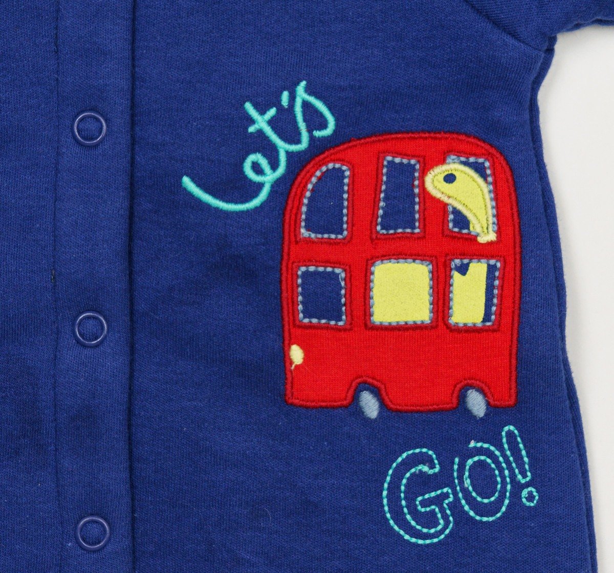 H by Hamleys Boys Full Sleeves Sleepsuit - Multi
