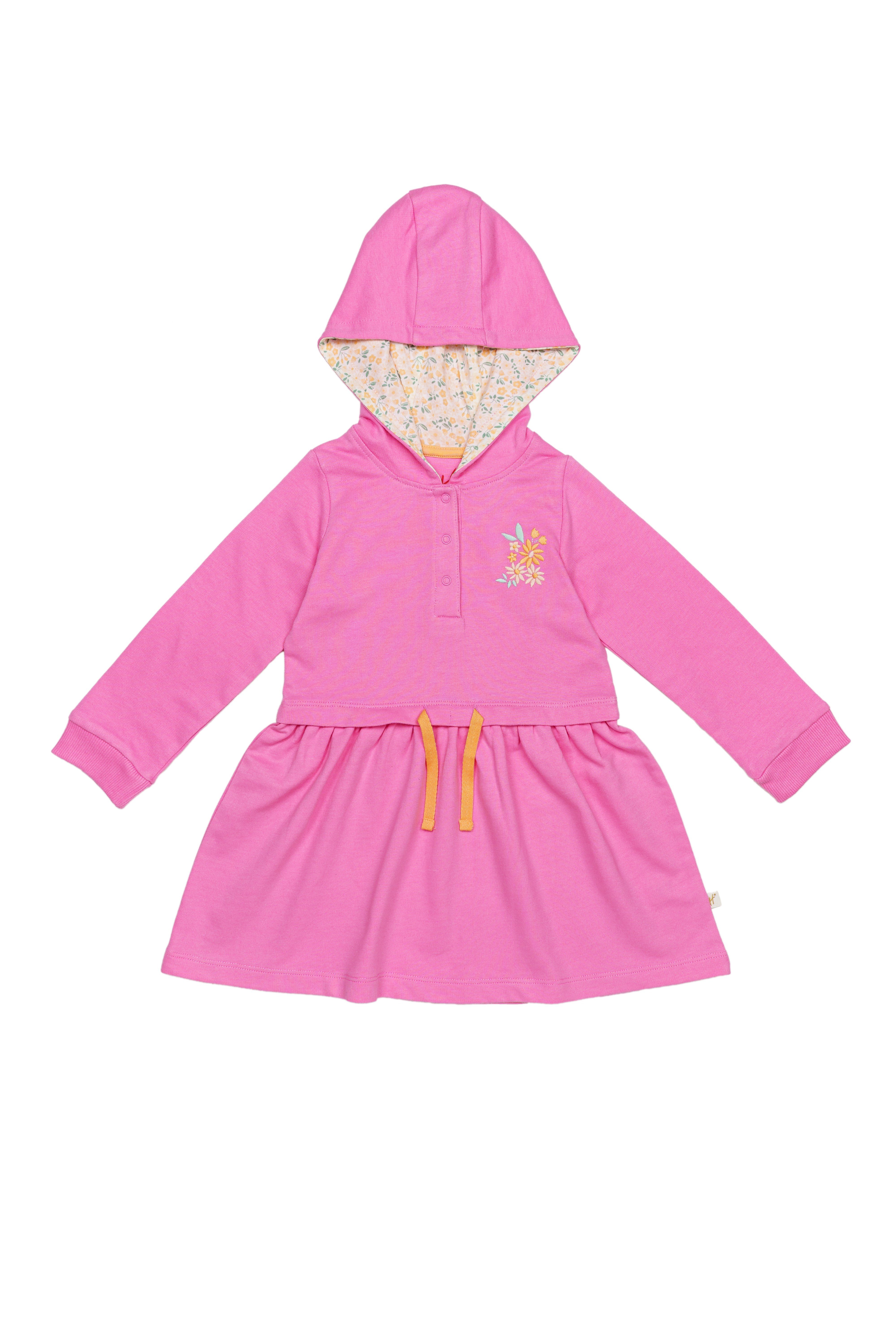 H by Hamleys Girls Full Sleeves Dress - Pink
