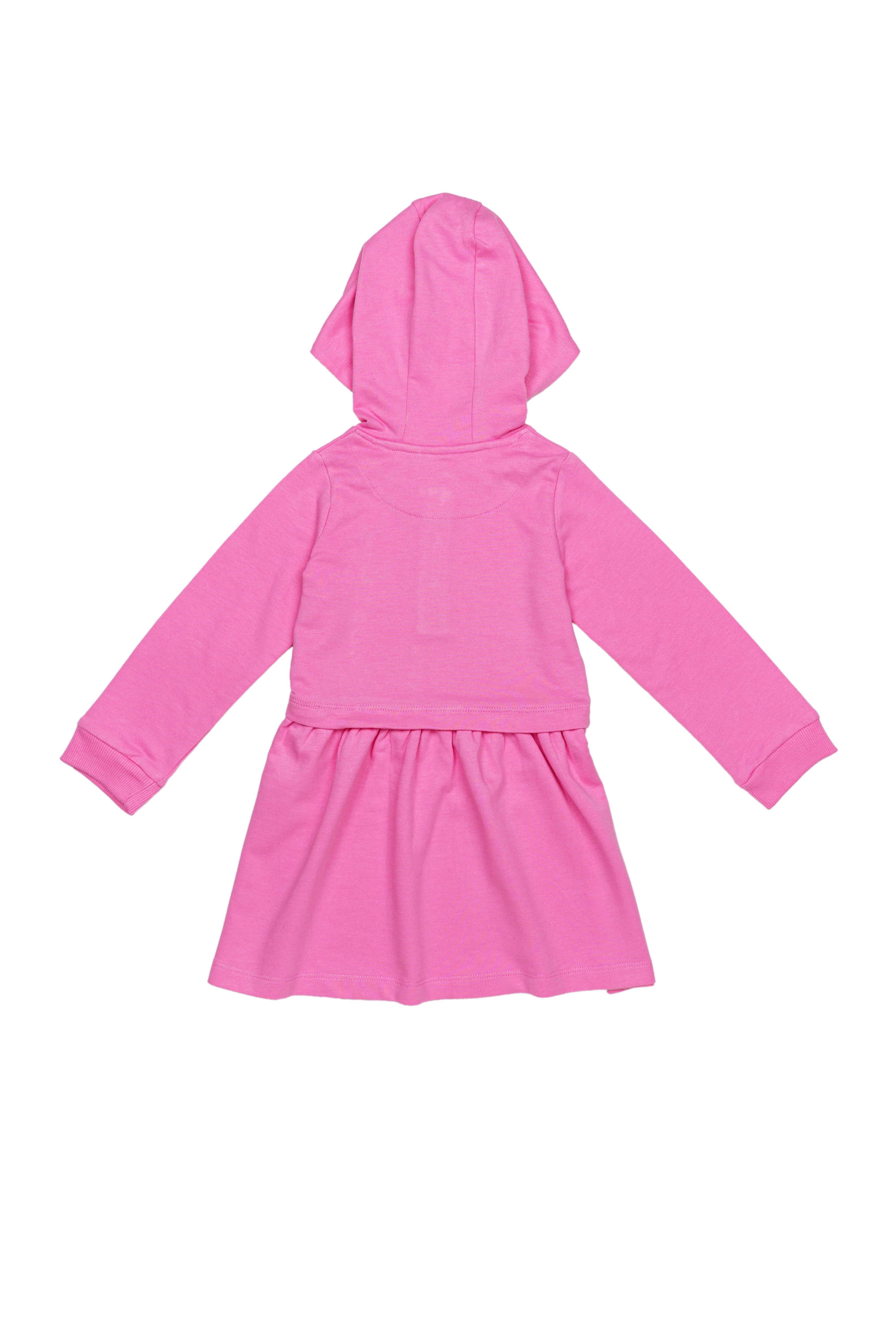 H by Hamleys Girls Full Sleeves Dress - Pink