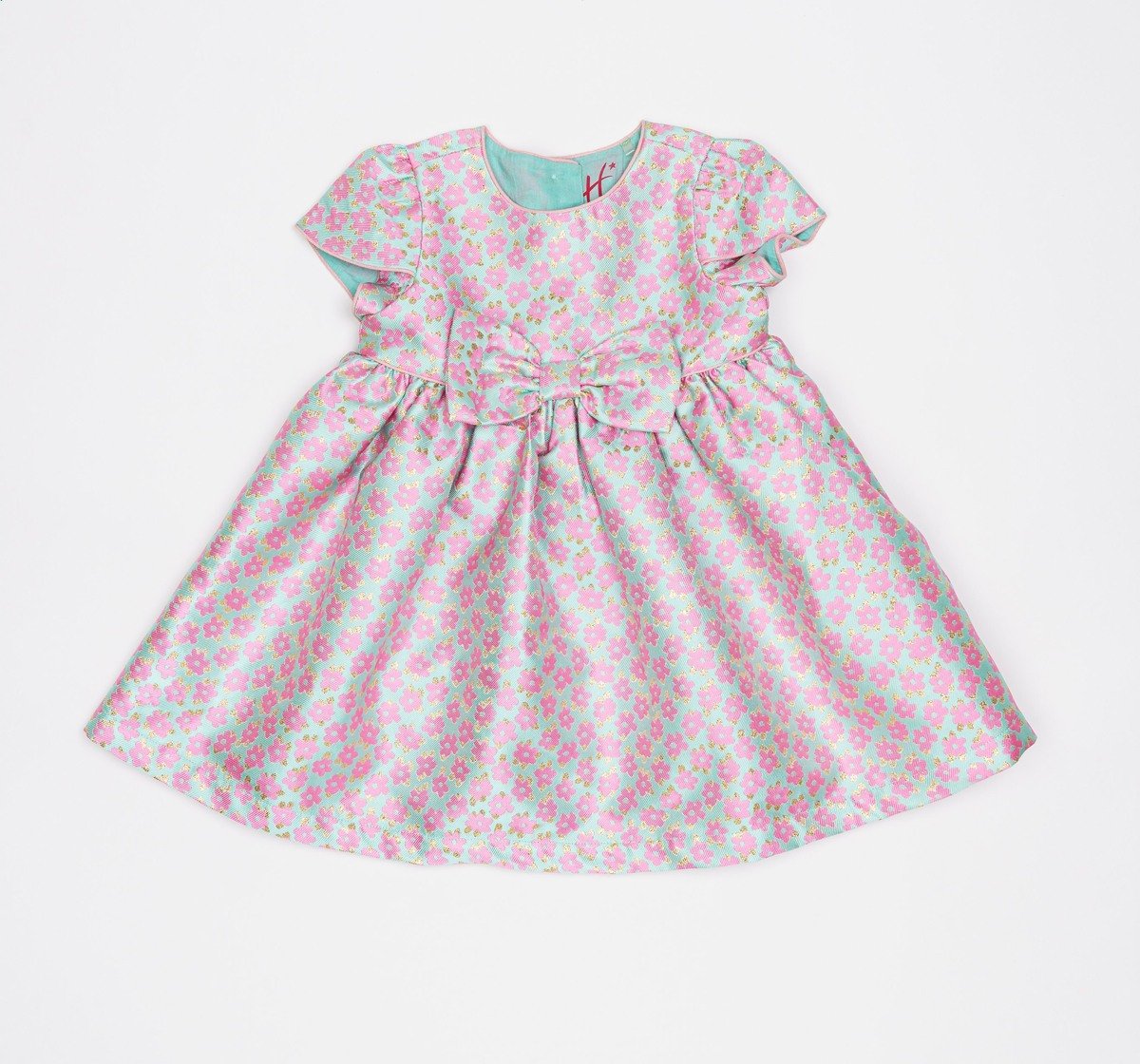H by Hamleys Girls Half Sleeves Dress - Multi