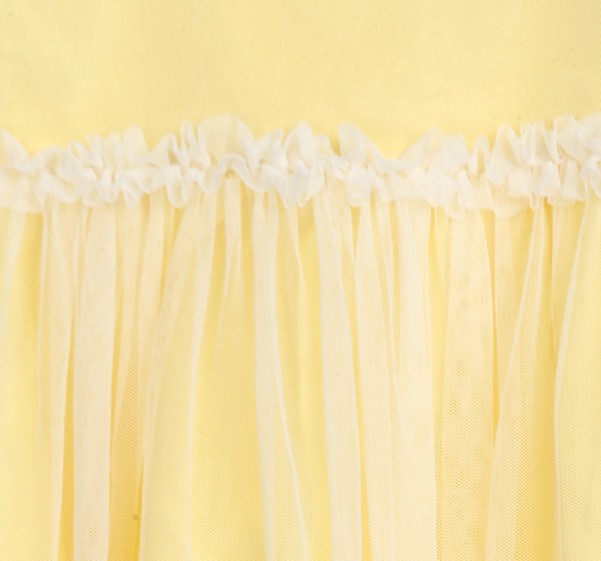 H by Hamleys Girls Full Sleeves Partywear Dress - Yellow