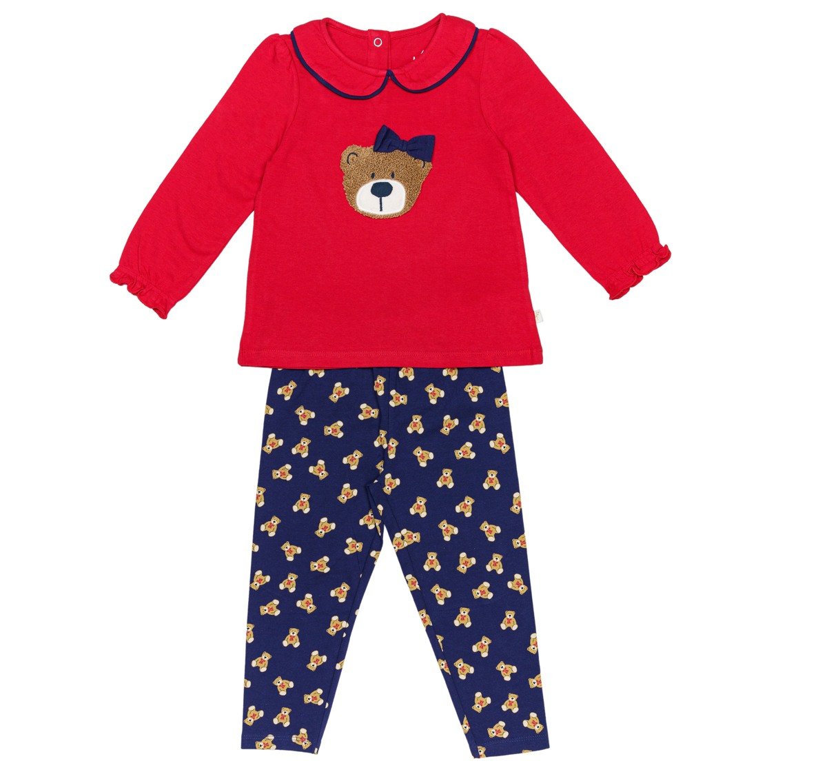 H by Hamleys Girls Full Sleeves Joggers and T-Shirt Set - Multi