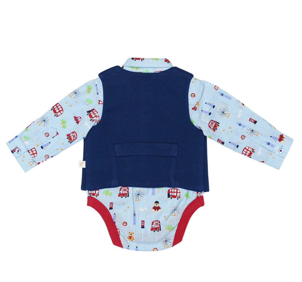 H by Hamleys Boys 100% Cotton Full Sleeves Gift Set - Multi
