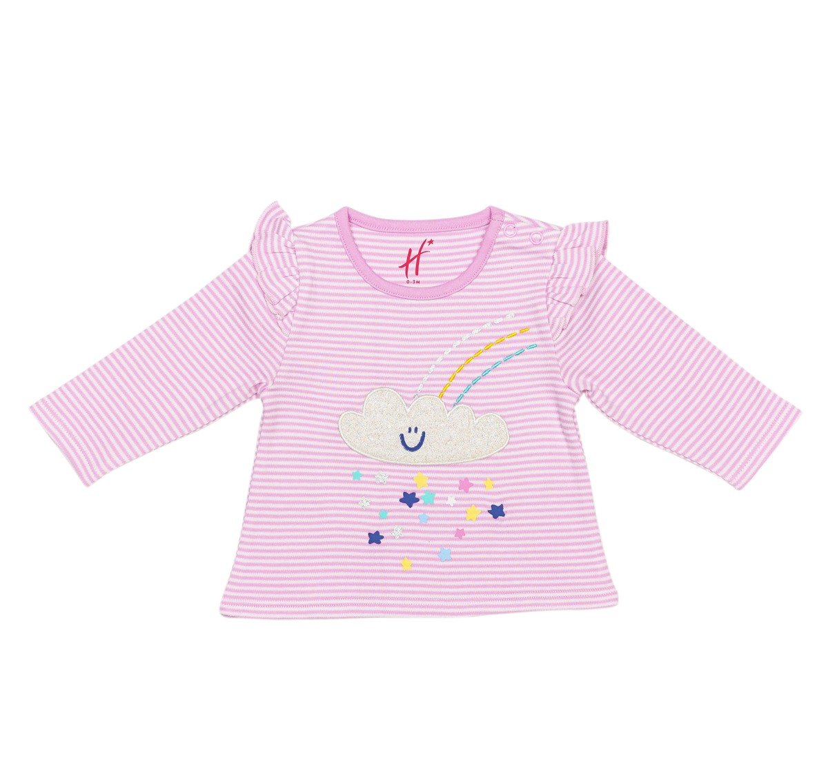 H by Hamleys Girls 100% Cotton Full Sleeves Gift Set - Multi