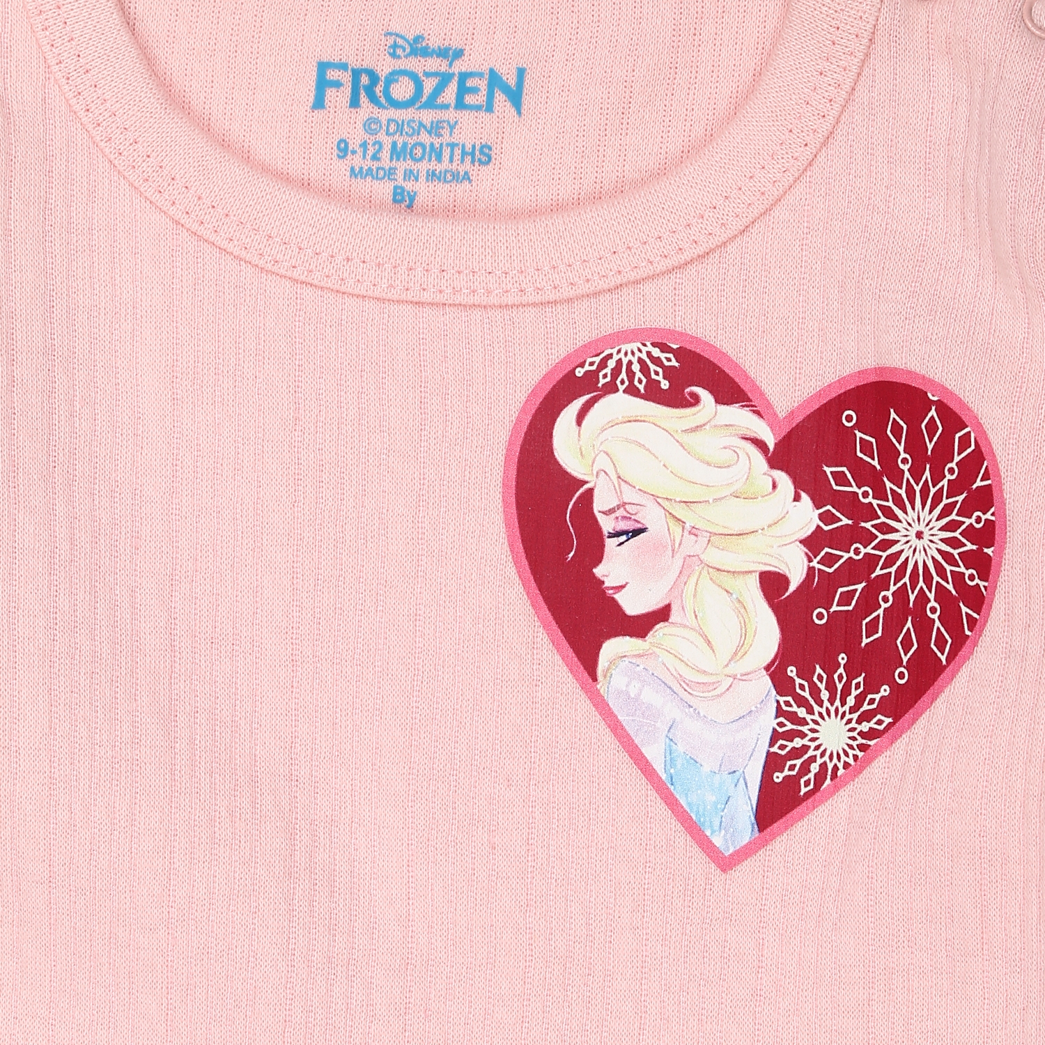 Mothercare | Girls Full Sleeves Frozen Thermal Vest-Pink 3